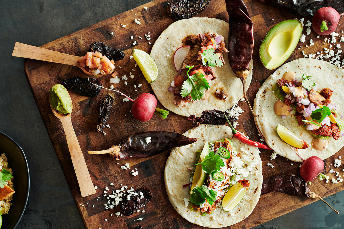 Smoked Chile Braised Beef Tacos