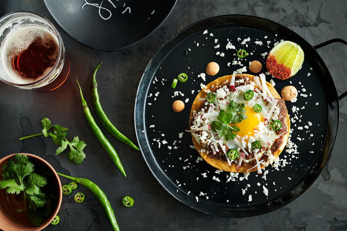 Tostada Huevos Rancheros